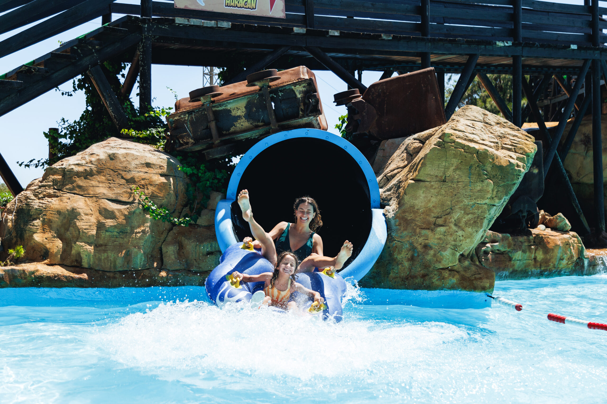 Tornado - water slide at Western Water Park