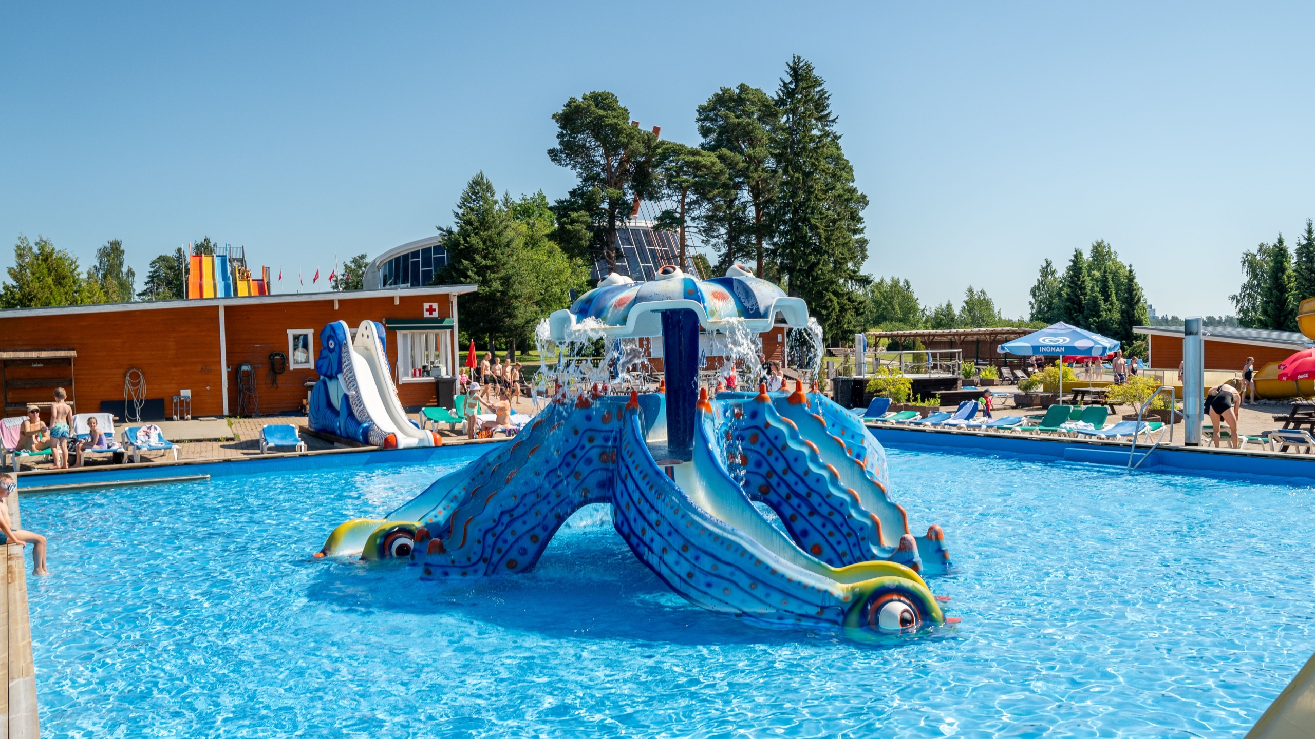 The children’s pools - activity zone at Tropiclandia