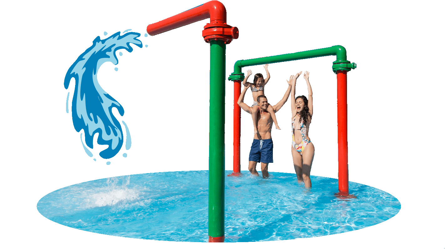 Laguna Splash - activity zone at Acua Water Park Corralejo