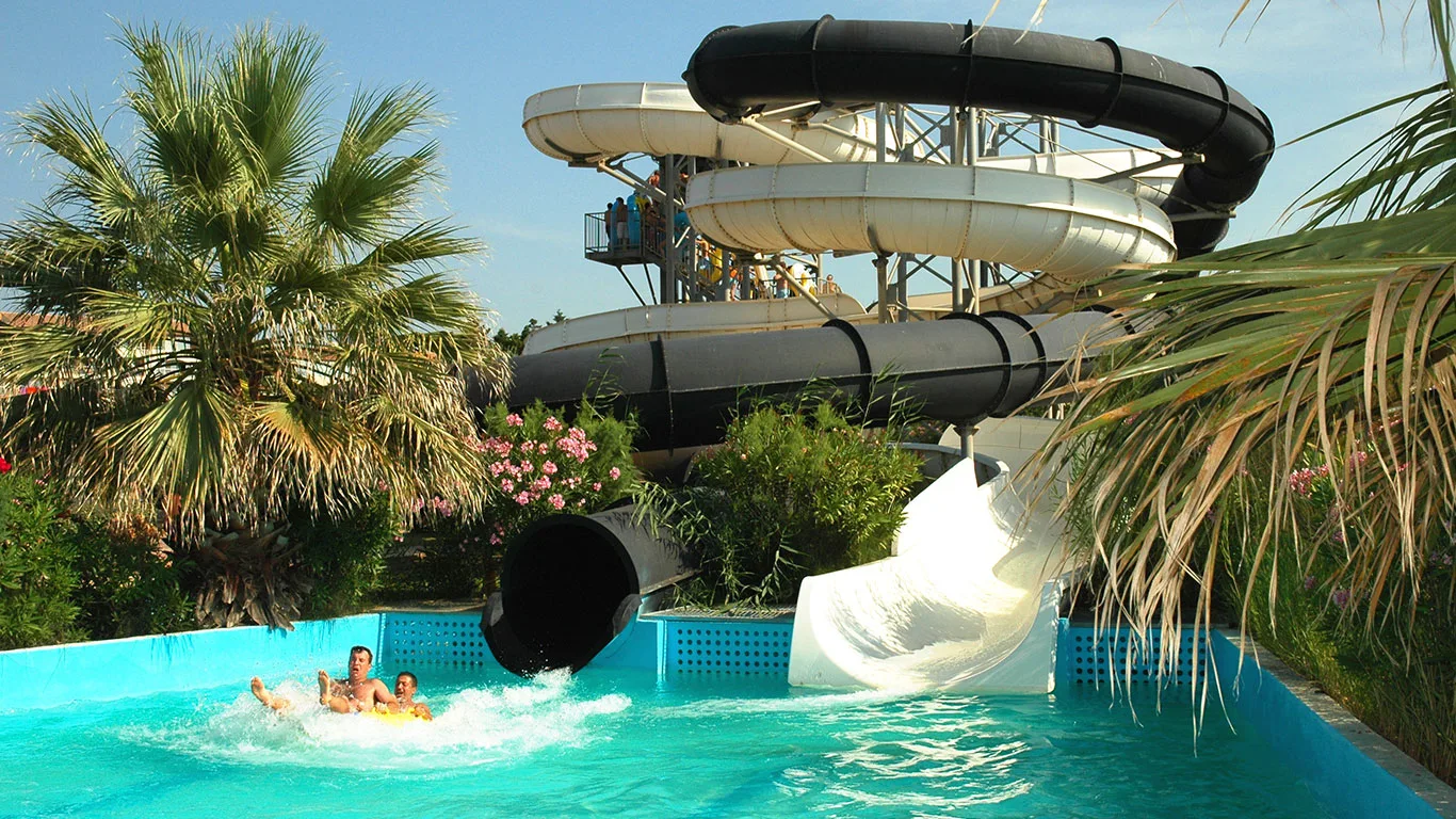 Black Hole - water slide at Aqualand Cap d’Agde