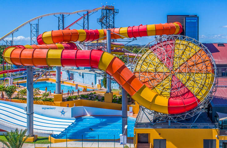 Tornado - water slide at Aquashow Park