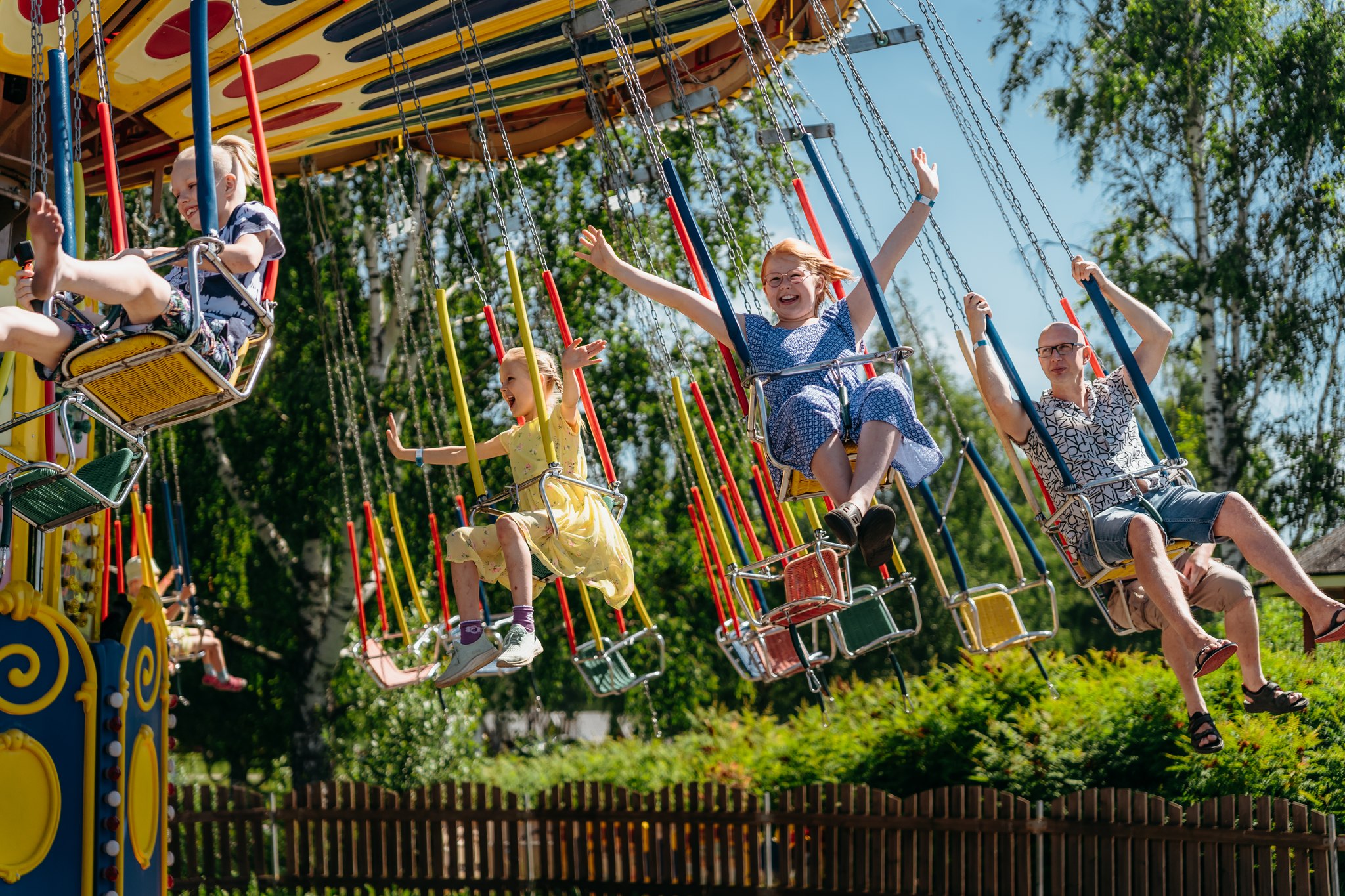 Carousels - activity zone at Visulahti Dinosauria 