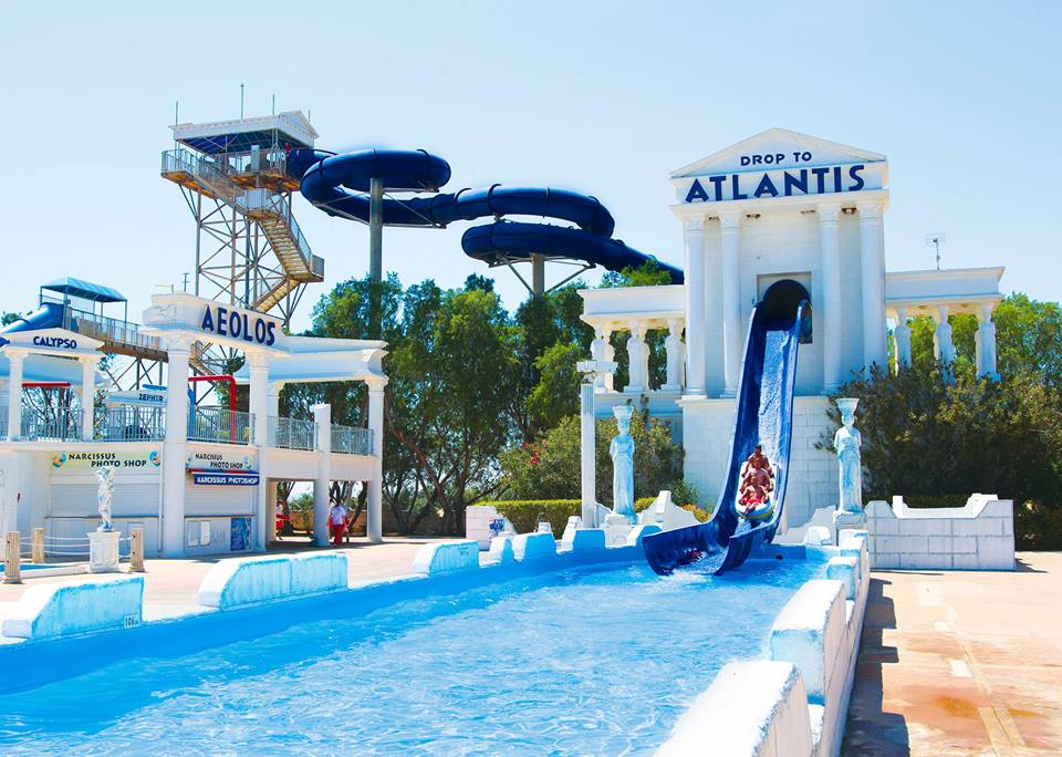 Drop to Atlantis - water slide at WaterWorld Themed Waterpark