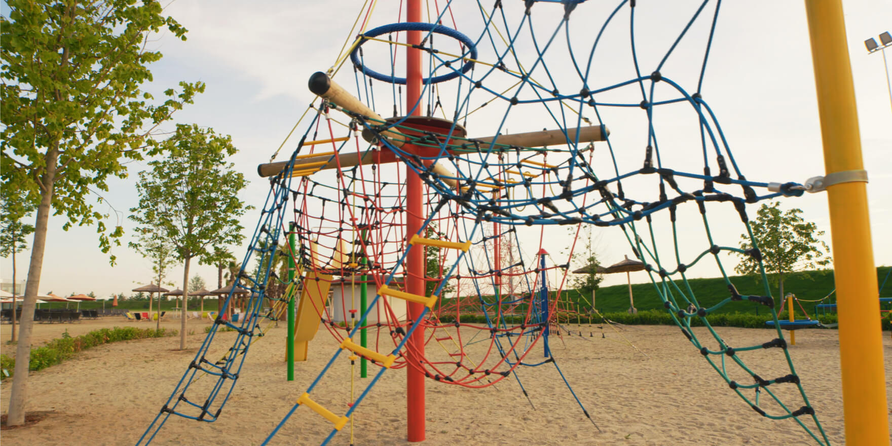 Beach playground - activity zone at Therme Bucharest
