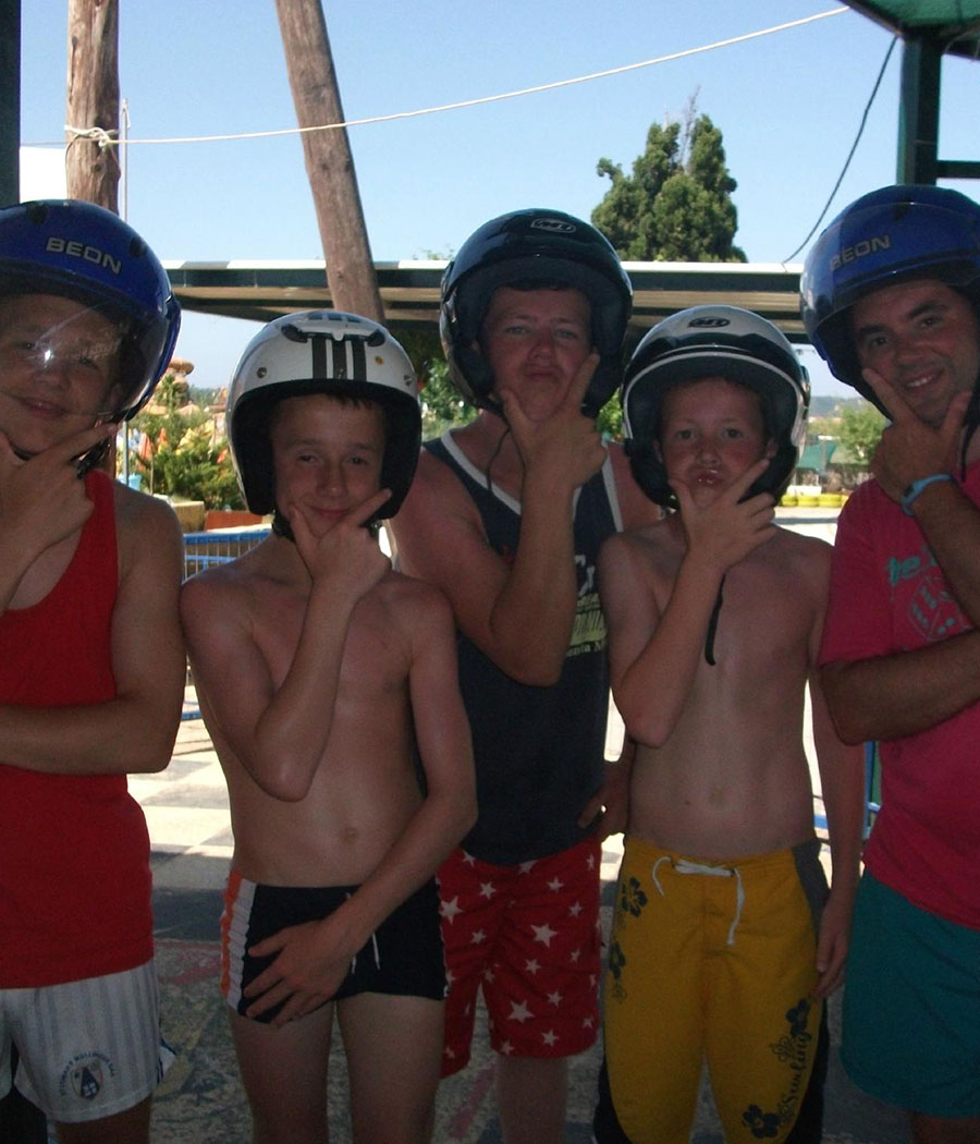 Go Karts - activity zone at Zante Water Village