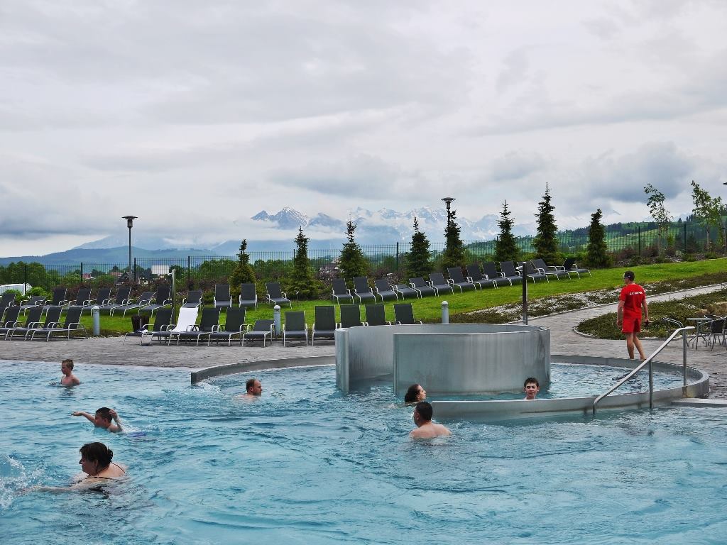 Artificial Wave Cave - swimming pool at Terma Białka 