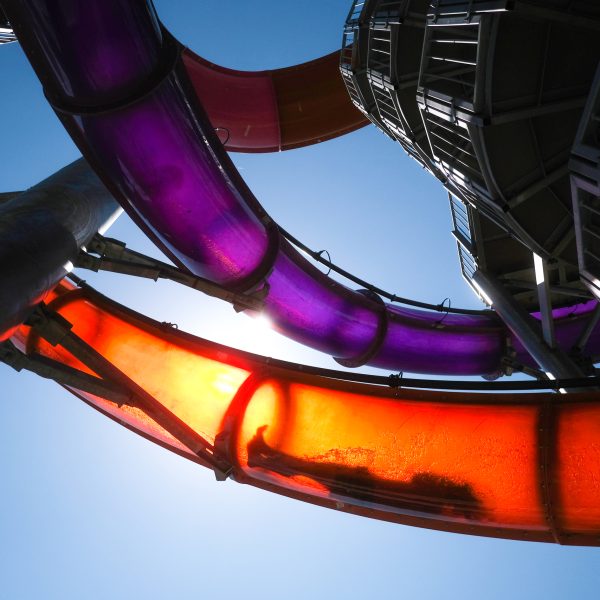 Looping Rockets - water slide at Aquapark Nesebar