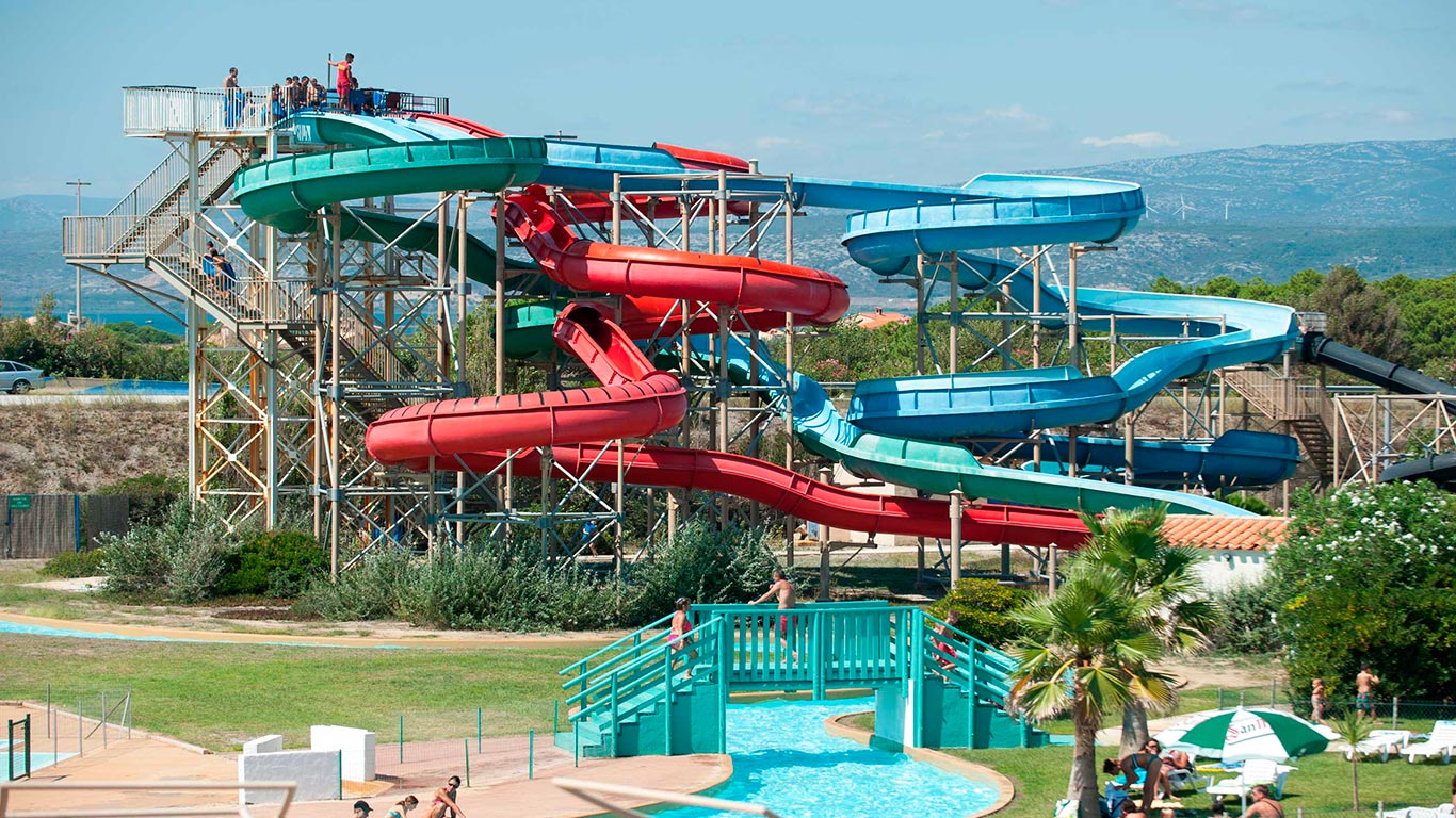 Anaconda - water slide at Aqualand Port Leucate