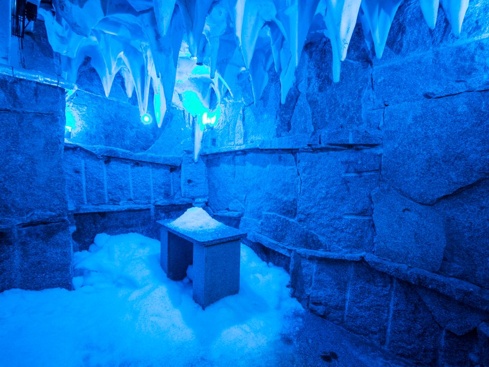 Ice Cave - wellness area at Tropicana Wisła 