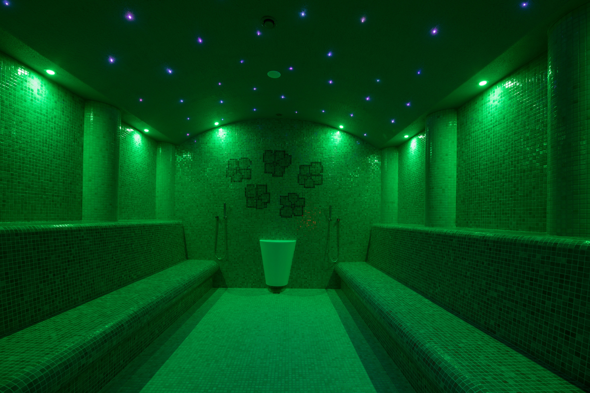 Flower Sauna - wellness area at Aquapark Trzy Fale