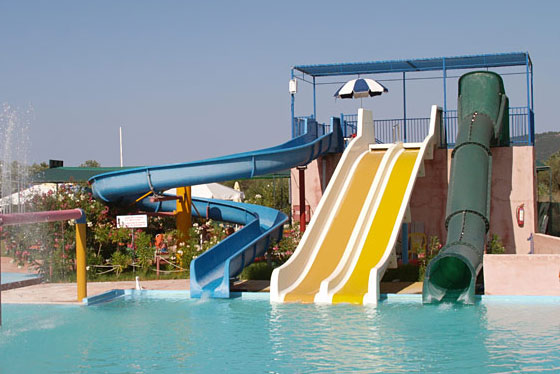 2 Multi Racing Slides - water slide at Zante Water Village