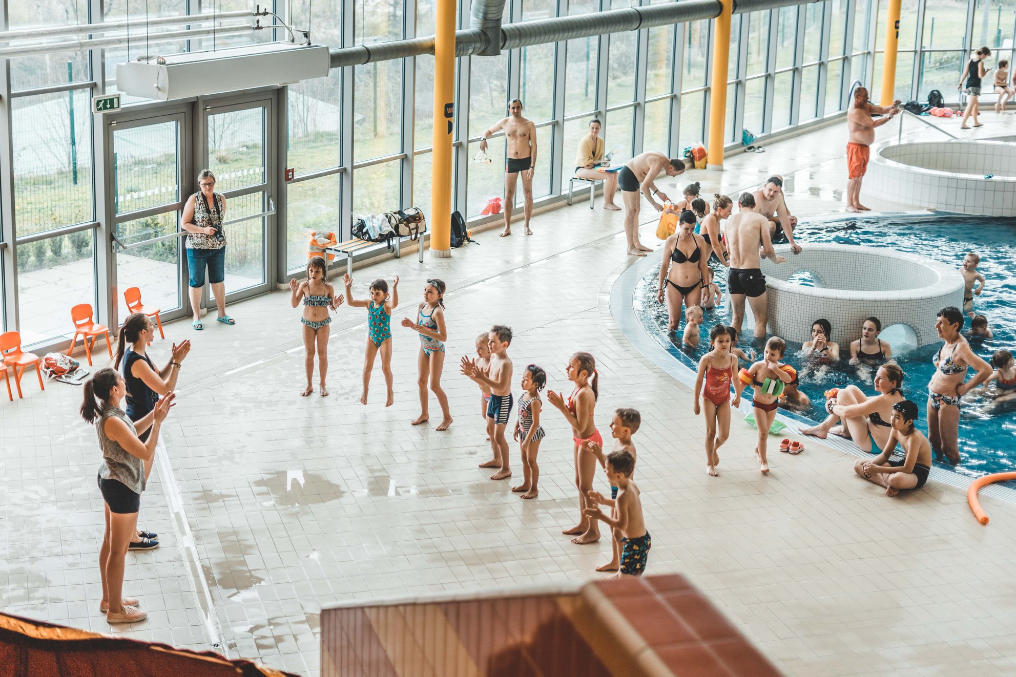 Courses  - service area at Aquacentrum Šutka