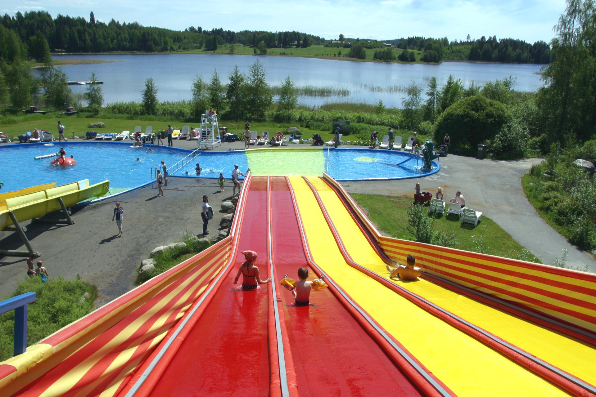 Speed-Slide - water slide at Visulahti Dinosauria 